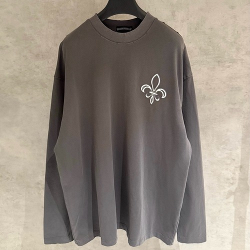 CHROME HEARTS 크롬하츠 FW2023 자수 장식 긴팔 스웨트셔츠 그레이